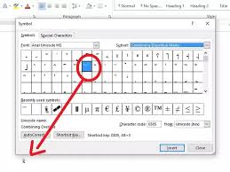 How To Insert X Bar Population Mean Into A Word Document