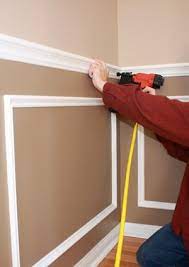 Now, you need to cut a piece to fill the 45 angle you just cut. How To Install Chair Rail Molding Diyer S Guide Bob Vila