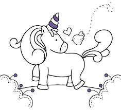Unicorn Coloring Pages For Kids Though unicorns are a symbol of peace and calmness, they can even turn into their deadliest image source: