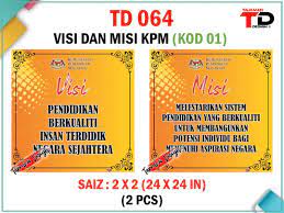 Visi dan misi kpm 2019. Visi Dan Misi Kpm Banner Sekolah Tarmizi Design Facebook