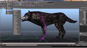 Setting Up Quadruped Legs He Also Briefly Talks About Converting Some Of The Free Online Game Models For Better Rigging Practice Cute Creatures Dog Leg Maya