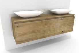 Unterschrank Bad Lysta Aus Massivholz Eiche Waschtisch Mit Aufsatzwaschbecken Aufsatzwaschbecken Unterschrank Bad