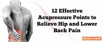 healing acupressure points for hip and lower back pain relief