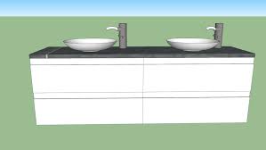 Www.instagram.com corner vanity with glass pendant lights. Modern Bathroom Sink 3d Warehouse