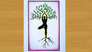 Prior to the international yoga day, essay, drawing competitions and daily quiz on yoga was conducted through the. International Yoga Day Drawing For Art Competition Gali Gali Art Youtube