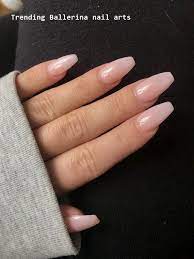 What are the best nails for coffin acrylic? Ballerina Nails On Trend 1 Ballerina Short Coffin Nails Designs Acrylic Nails Coffin Short Simple Acrylic Nails