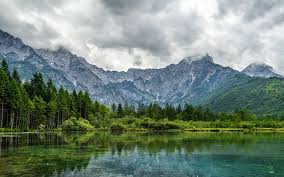 Wallpaper Beautiful Nature Landscape Mountains Trees Lake Water Reflection 1920x1200 Hd Picture Image