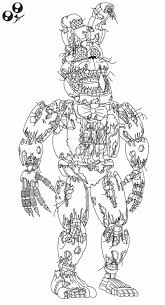 Nightmare Bonnie Fnaf4 By Superprimo1999 On Deviantart Fnaf Coloring Pages Fnaf Drawings Coloring Pages