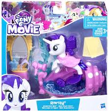 Rarity mlp yarn colors diy toys plushies my little pony cool kids new baby products arts and crafts. My Little Pony The Movie Rarity Undersea Spa Playset Hasbro Toys Toywiz