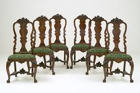 Maybe you would like to learn more about one of these? Six Dutch Louis Xv Carved Burr Walnut Chairs Artlistings
