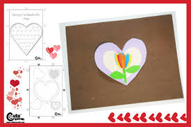 For this card, i used the large heart~shaped design at the bottom of the stencil. Valentines Day Cards For Kids Fun And Easy Home Activity Craft