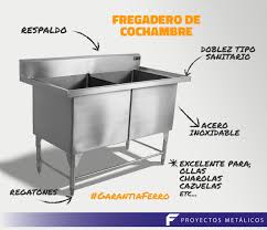 Fregadero Para Cochambre Acero Inoxidable Cocinas Industriales Ferro Fregadero Acero Inoxidable Cocina Industrial
