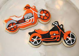 Harley Cycles Cute Cookies Creative Cookies Fancy Cookies