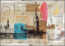 Nadasindiosart Mixed Media Collage City Collage Collage Illustration