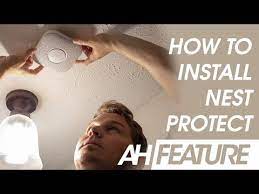 The installation of a smoke/co alarm should be made by a qualied before you install your nest protect on the ceiling or wall, you'll need to set it up with the nest app. Video Installing Nest Protect Smart Smoke Carbon Monoxide Detector