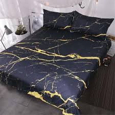 Black And Gold Bedroom Comforter Sets Black And Gold Marble Bedding Set Marble Bed Set Marble Duvet Cover Marble Bedding