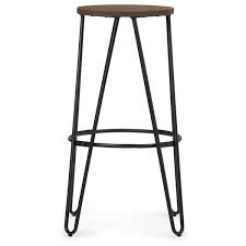 Check spelling or type a new query. Simpli Home Simeon Metal Counter Height Stool Wood And Black Metal 30 Inch Axcsim 30 Rona
