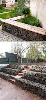 Examples Of Small Gabion Retaining Walls Www Gabion1 Com Landscaping Retaining Walls Backyard Retaining Walls Garden Retaining Wall