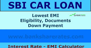 Sbi Car Loan Interest Rate 9 20 July 2017 Emi