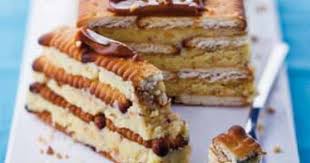 Millefeuille Praline Petit Beurre Lu Veritable Petit Beurre Recette Petit Beurre Gateau Sans Cuisson Recette Dessert