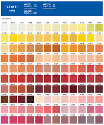 Coats Thread Color Chart Bahangit Co