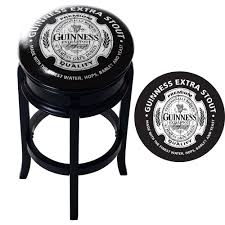 guinness wood swivel bar stool extra