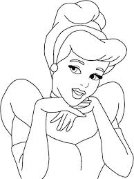 Cinderella Face Coloring Pages In 2020 Cinderella Coloring Pages Princess Coloring Pages Hello Kitty Colouring Pages