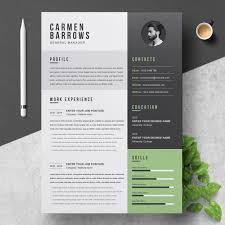 Professional Resume Cv Template Creative Illustrator Templates Creative Market