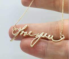 Pin On Handwriting Jewelry