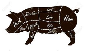 pork cuts butcher diagram