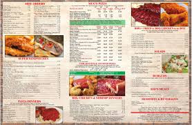 Mug S Pizza Ribs Menu In Des Plaines Illinois Usa