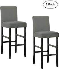 womaco stretch chair cover for counter height chair set of 2 bar stool slipcover short back chair bar stool slipcovers counter height chairs bar height chairs