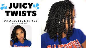 Twist hairstyles are not only stylish; Juicy Two Strand Twists Protective Style For Natural Hair Meg Olivia Youtube