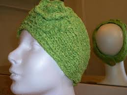 Panta-Mine Flowered Headband Knitting pattern by Ellen Rich