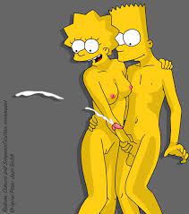 Lisa Simpson gives a hand job to Bart Simpson until he jizzes – Simpsons  Hentai