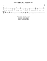 Hymn Praise God From Whom All Blessings Flow