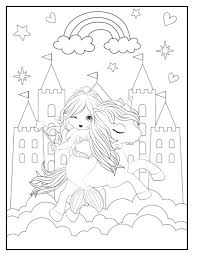free unicorn coloring pages to download printable pdf verbnow