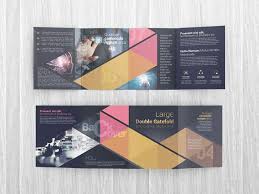 Double Gate Fold Brochure Template Fresh Double Gate Fold Brochure Mockups In 2020 Brochure Brochure Design Brochures Mockups