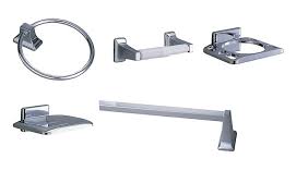 Collection by ashley amalfi • last updated 2 days ago. B Q Amalfi Chrome Effect Zinc Alloy Bathroom Accessory Set Pack Of 5 Diy At B Q