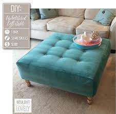 The neutral colors and the sturdy construction make this upholstered coffee table adaptable to multiple living room styles. Diy Upholstered Ottoman Coffee Table Diy Upholstered Ottoman Diy Ottoman Furniture Diy
