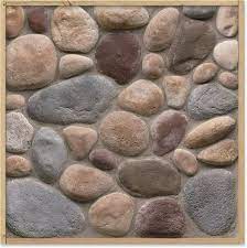 River rock mendocino flats 150 sq. Stone Craft Stone Veneer Stone Fire Pit Materials