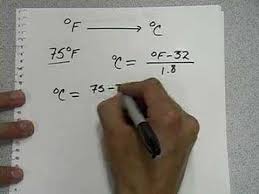 50 celsius = 122 degree fahrenheit Fahrenheit To Celsius Conversion Youtube