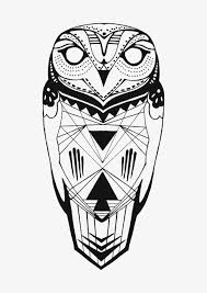 من ناحية رسم هندسي البومة owl tattoo geometric owl tattoos