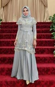10 padu padan dress brokat untuk kondangan. Dress Kebaya Muslim Brokat