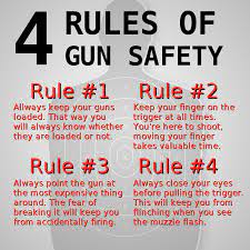 Purchasers must complete a certified firearms safety training course before purchasing a regulated firearm. Gun Safety Rules Poster Hse Images Videos Gallery