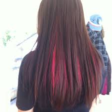 We will try to satisfy your interest and give you necessary information about black hair with blonde peekaboos. Pin By Amy Miller On Pretty Pink Underneath Hair Peekaboo Hair Dark Hair With Highlights