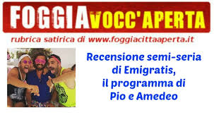 Non ti deve mai esporre perché siamo in italia, continua pio che prende amedeo da parte per convincerlo a ritrattare. Recensione Semi Seria Di Emigratis Il Programma Di Pio Amedeo