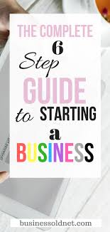 The Complete 6 Step Guide To Starting A Business Business Investors Small Business Funding Business Checklist
