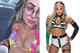 WWE star Liv Morgan sets pulses racing in tiny rainbow bikini as she enjoys  break while travelling