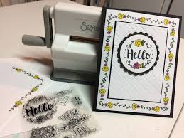 You can come up with homemade cards and be inspired paper craft dies create professional looking cards and i am a big fan of dies from sizzix, spellbinders. Card Made Using Stamps In The Sizzix Sidekick Starter Pack Love This Little Machine Too Cards Handmade Card Making Sizzix Sidekick
